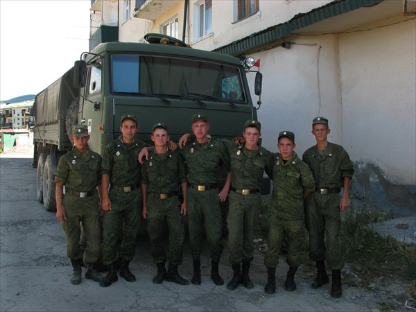 Российские солдаты в Цхинвале